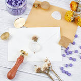 6PCS Brass Blank Wax Sealing Stamp Set