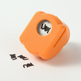 Mini Plastic Craft Punch Sets for Scrapbooking & Paper Crafts, Phrase I Love U, Random Color, 33x26x31mm