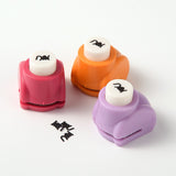 Mini Plastic Craft Punch Sets for Scrapbooking & Paper Crafts, Phrase I Love U, Random Color, 33x26x31mm