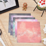 Globleland Scrapbook Paper Pad, for DIY Album Scrapbook, Greeting Card, Background Paper, Mixed Patterns, 152x152x0.1mm,  24sheets/set.
