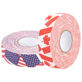 Globleland 2 Rolls 2 Colors Bockey Masking Tape, Adhesive Tape Textured Polyester, for Bockey Packaging, Mixed Color, 91~100.5x24.5~25mm,  about 27.34Yards(25m)/roll, 1roll/color