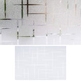 Globleland 3D PVC Window Window Privacy Films, No Glue Static Cling Glass Stickers, Cross Pattern, 200x300x0.1mm, 5pcs/m