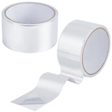 Globleland Aluminum Foil Tape, Fiberglass Fabric Tape, High Temperature Resistance Repair Tape for Water Pipe, Exhaust Pipe, Silver, 50x0.06mm, 10m/roll