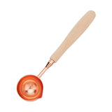 Wooden Handle Vintage Wax Melting Spoon