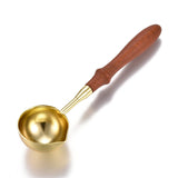 Golden Brass Wax Sticks Melting Spoon