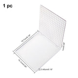 Acrylic Stamp Block 5.9x6.1 Perfect Positioning Stamping Clear Stamps Scrapbook Craft Stamping Tool with Grid Lines for Card Making Scrapbooking and Other Paper Crafts