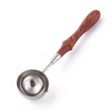 Platinum Wooden Handle Wax Sealing Stamp Melting Spoon