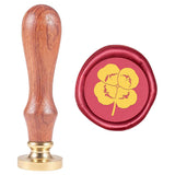 Lucky Four Leaf Clover Pattern Wax Seal Stamp