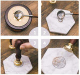 Wax Seal Stamp Gear Clock