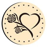 Heart & Rose Wax Seal Stamps