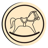 Wooden Horse Wax Seal Stamps