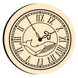 Clock with Fish Wax Seal Stamps