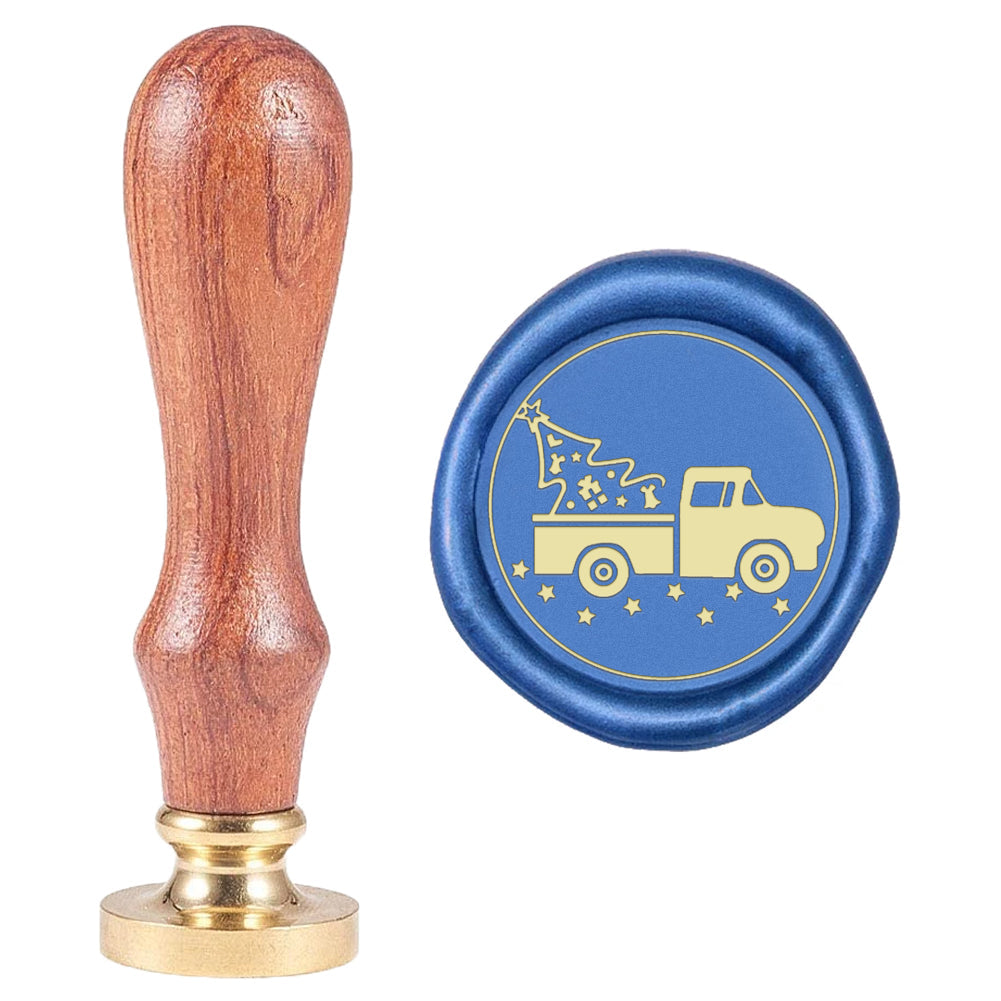 Christmas Truck Wax Seal Stamp