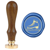 Ice Skates Wax Seal Stamp