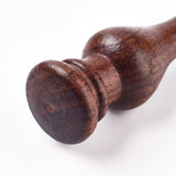 80mm long, 22.5mm wide Burly Wood Pear Wood Handle