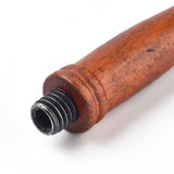 80mm long, 13.5mm wide Burly Wood Pear Wood Handle