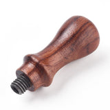 54.5mm long, 21.5mm wide Burly Wood Pear Wood Handle
