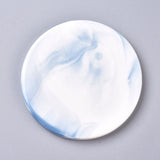 Blue Flat Round Marble Wax Seal Mat