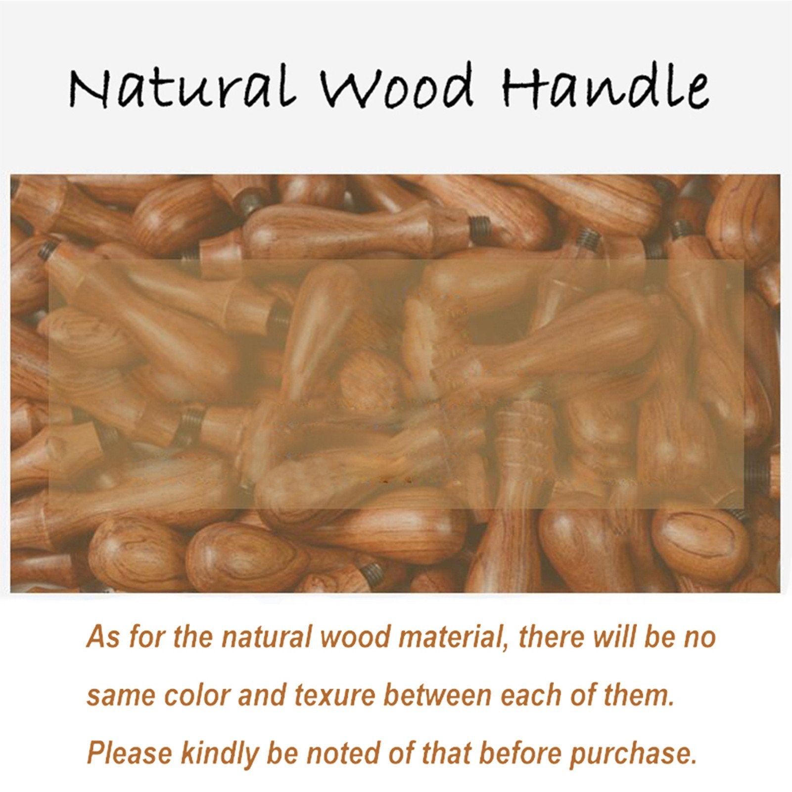 Word Good Luck Wood Handle Wax Seal Stamp