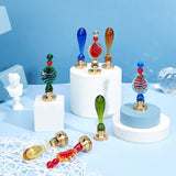 Transparent Cute Wax Sealing Stamps Removable Handle
