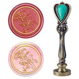 Lily Vintage Alloy Wax Seal Stamp