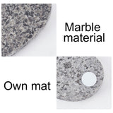 Heart-shape Marble Wax Seal Mat(Black)