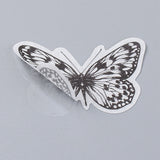 Globleland Sealing Stickers, Label Paster Picture Stickers, for Scrapbooking, Kid DIY Arts Crafts, Album, Butterfly Pattern, 3.6x5.4cm, 60pcs/set