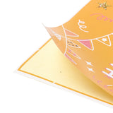 Globleland Rectangle Happy Birthday Theme Paper Stickers, Self Adhesive Sticker Labels, for Envelopes, Bubble Mailers and Bags, Cup Pattern, 10.3x10.7x0.01cm, 50pcs/bag, 10bags/set.