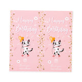 Globleland Rectangle Happy Birthday Theme Paper Stickers, Self Adhesive Sticker Labels, for Envelopes, Bubble Mailers and Bags, Cat Pattern, 10.3x10.7x0.01cm, 50pcs/bag, 10bags/set.