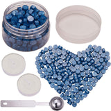 210PCS Royal Blue Octagon Sealing Wax Beads