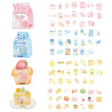 Globleland Self Adhesive Food Stickers Set, for Scrapbooking Diary Planner Card Making, Mixed Color, 20pcs/set, 4sets/bag