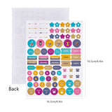 Globleland 12 Sheets Planner Stickers Set Motivational Stickers Colorful Scrapbook Stickers for Adults Daily Journal, Calendar, Planner, and Agendas