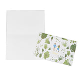 Globleland Envelope and Floral Pattern Thank You Cards Sets, for Mother's Day Valentine's Day Birthday Thanksgiving Day, Mixed Color, 9.1x13.6x0.03cm, 16.9x12.8x0.06cm, 2pcs/set, 6 colors, 5sets/color, 30sets/bag