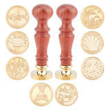 8PCS  Wax Seal Stamp Set(Animal Theme)