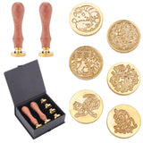 6PCS Wax Seal Stamp Set(Animal Series)