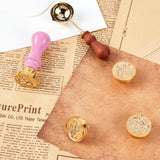 4pcs Wax Seal Stamp Heads Set(Flower Theme)