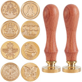 8PCS Wax Seal Stamp Set(Insect Series)