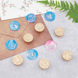 6PCS Vintage Wax Seal Stamp Heads Set(Cat Frog Antlers Phoenix Peacock)