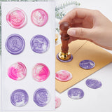 10PCS Wax Seal Stamp Set (Cap Book Paper Cranes Camera Button Heart)