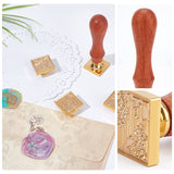 4PCS Square Wax Seal Stamp Set(4 Seasons)