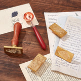 4PCS Rectangle Wax Seal Stamp Set(Plants)