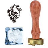 Beauty Ice Stamp Wood Handle Wax Seal Stamp
