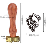 Beauty Ice Stamp Wood Handle Wax Seal Stamp