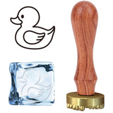 Duck Ice Stamp Wood Handle Wax Seal Stamp