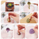 Fairy Tale Theme 6PCS Sealing Wax Stamp Heads Set