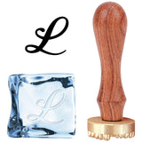 Letter.E Ice Stamp Wood Handle Wax Seal Stamp