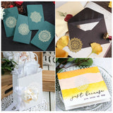 GLOBLELAND 4pcs Metal Mandala Flower Cutting Dies Scrapbooking Stencils for DIY Album Decorative Wedding Invitation Card Making