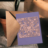 Globleland 2 Pcs Butterfly Flower Frame Cutting Dies Metal Die Embossing Stencils for DIY Card Scrapbooking Craft Album Paper Decor