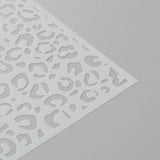 Globleland Plastic Painting Stencils, Drawing Template, For DIY Scrapbooking, White, 13x13x0.01cm, 10pcs/set