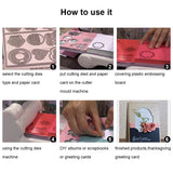 GLOBLELAND Word Happy Easter Frame Carbon Steel Cutting Dies Stencils, for DIY Scrapbooking/Photo Album, Decorative Embossing DIY Paper Card, Matte Platinum, 8.1x6.5x0.08cm